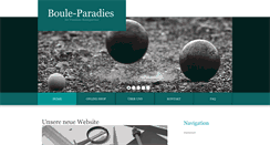 Desktop Screenshot of boule-paradies.de